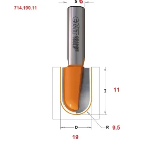 Fresa a raggio concavo CMT 714.190.11 12705 Beperkte Voorraad